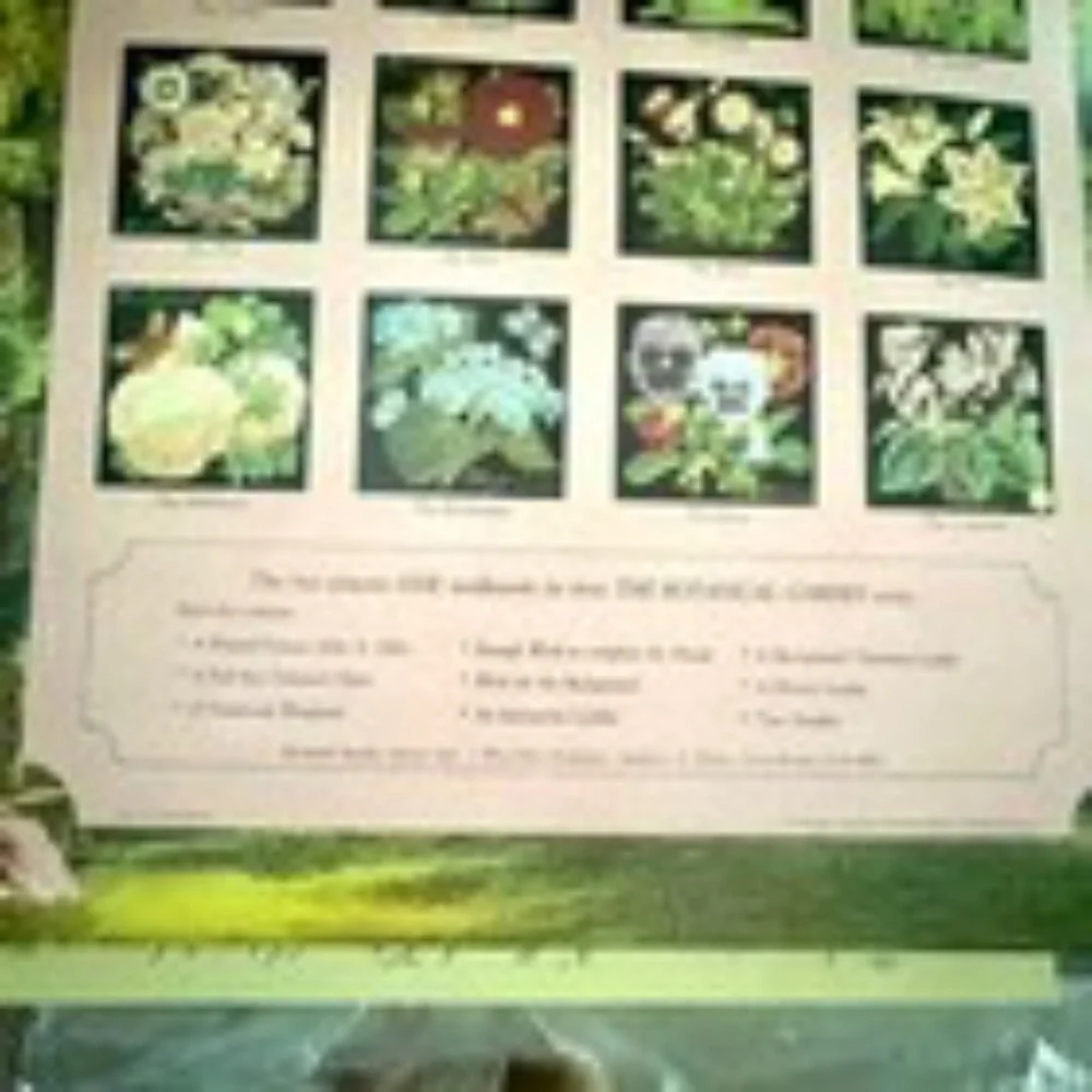 VINTAGE 1992 NEW Elizabeth Bradley Needlepoint Kit The Botanical Garden Cyclamen - Picture 4 of 10